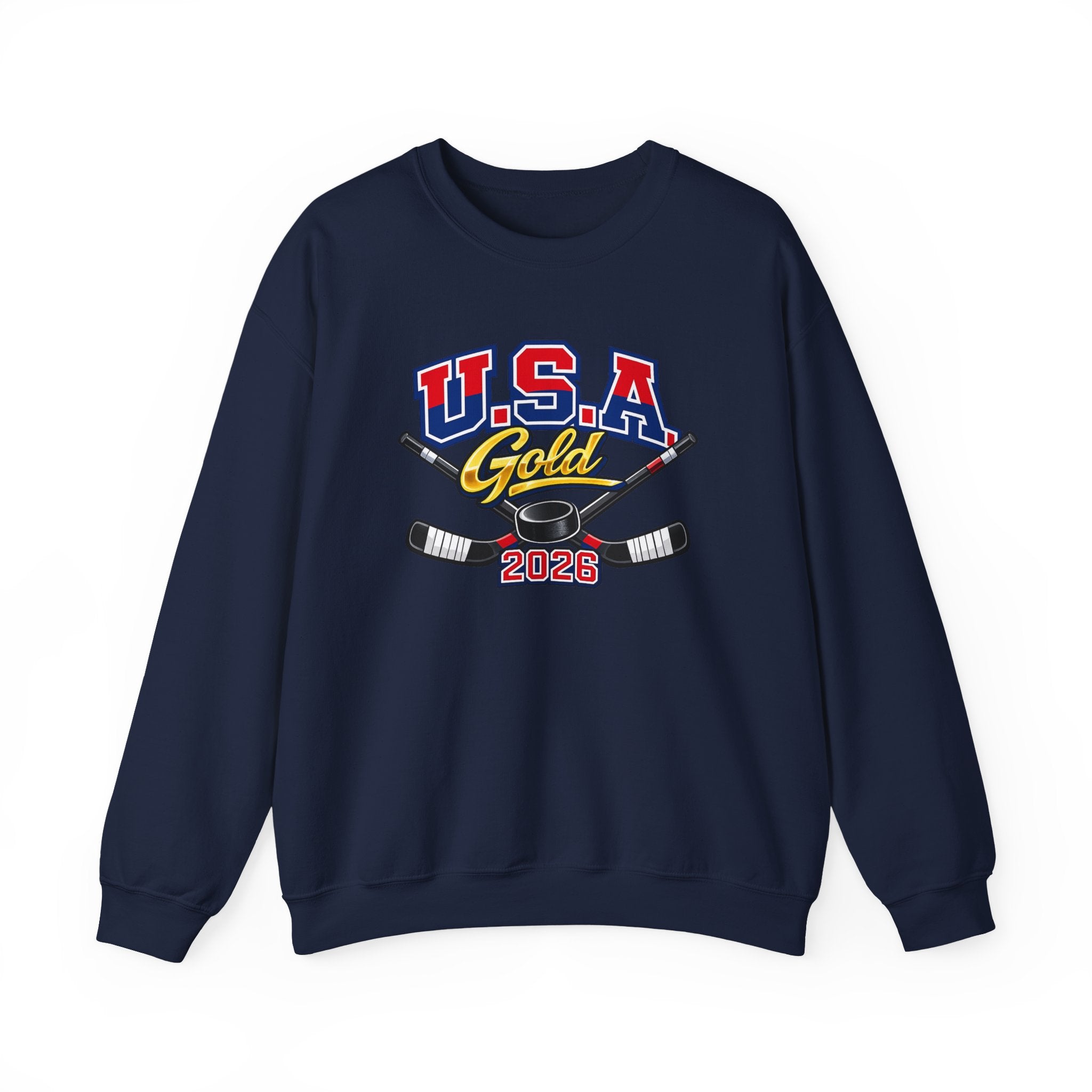 USA Gold 2026 Hockey Crewneck Sweatshirt