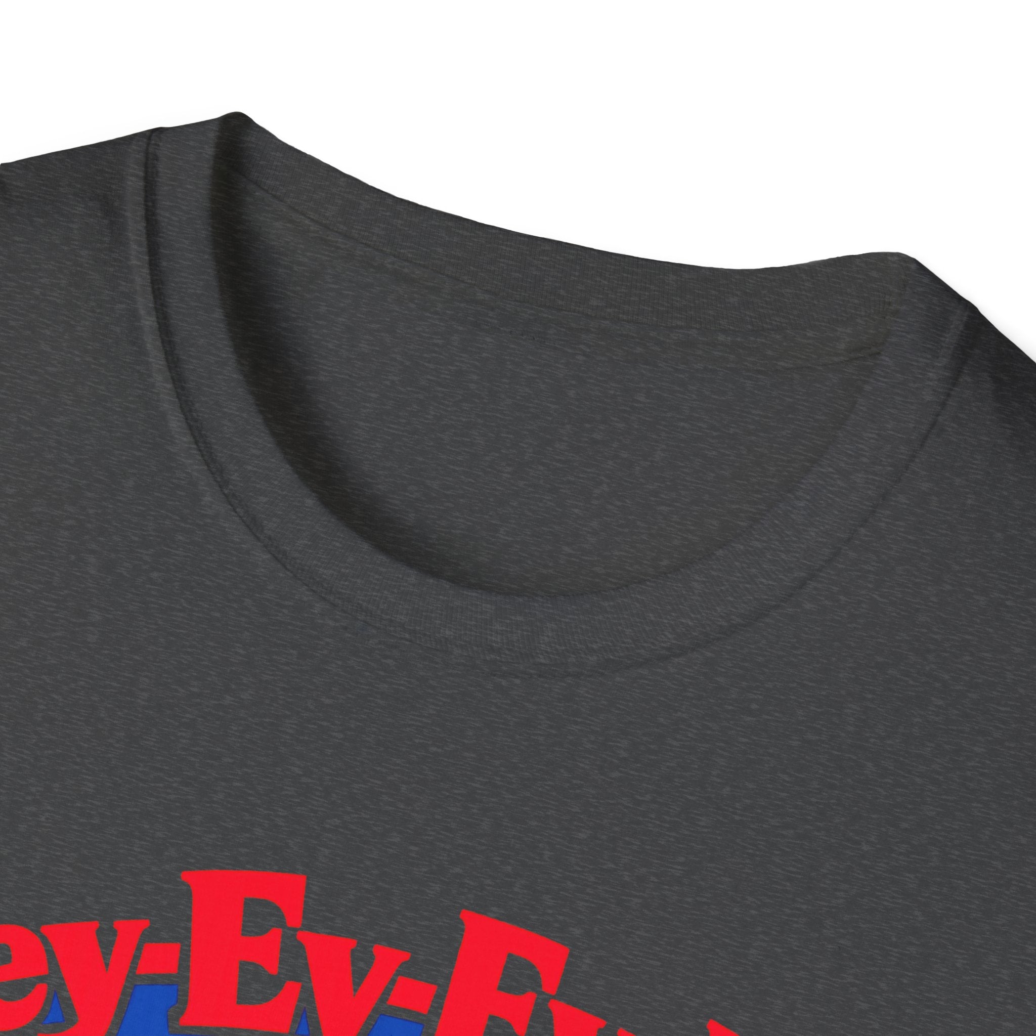 Hey-Ey-Ey-Ey Buffalo T-Shirt | Blue Buffalo Silhouette, Red Retro Text