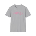 Mama Heart T-Shirt — Pink Script "Mama" Mother's Day Tee