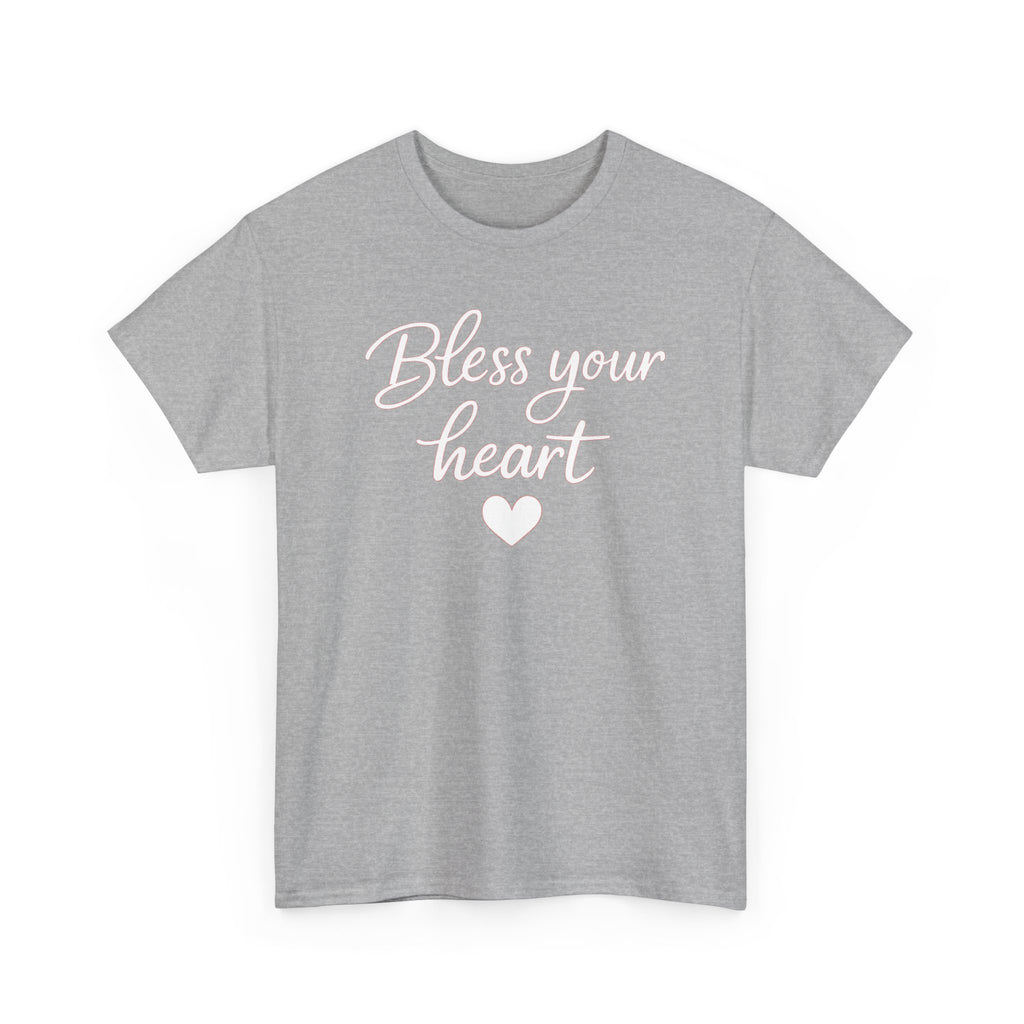 Bless Your Heart tee | Script heart design, Southern phrase t-shirt