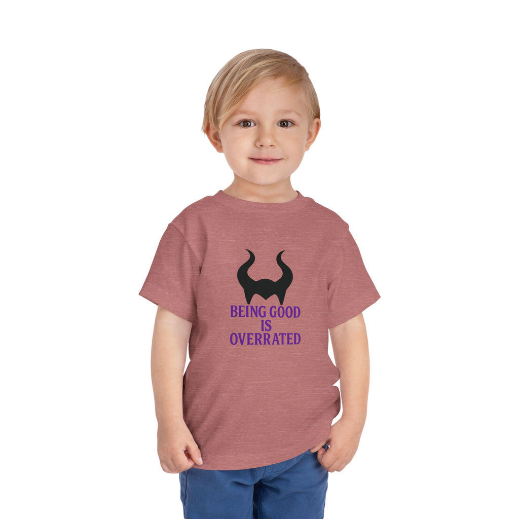 Maleficent Being Good Is Overrated Toddler Tee