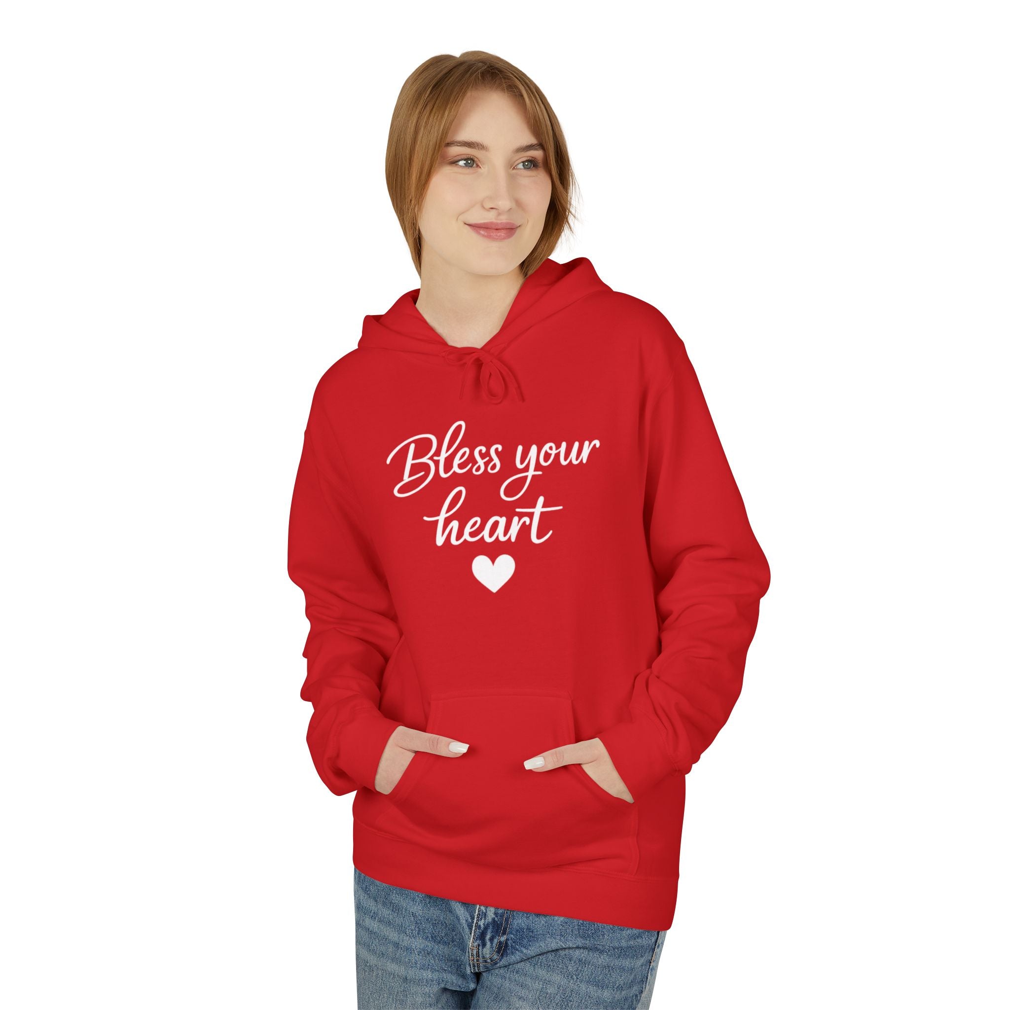 Bless Your Heart Hoodie | Script Heart Design