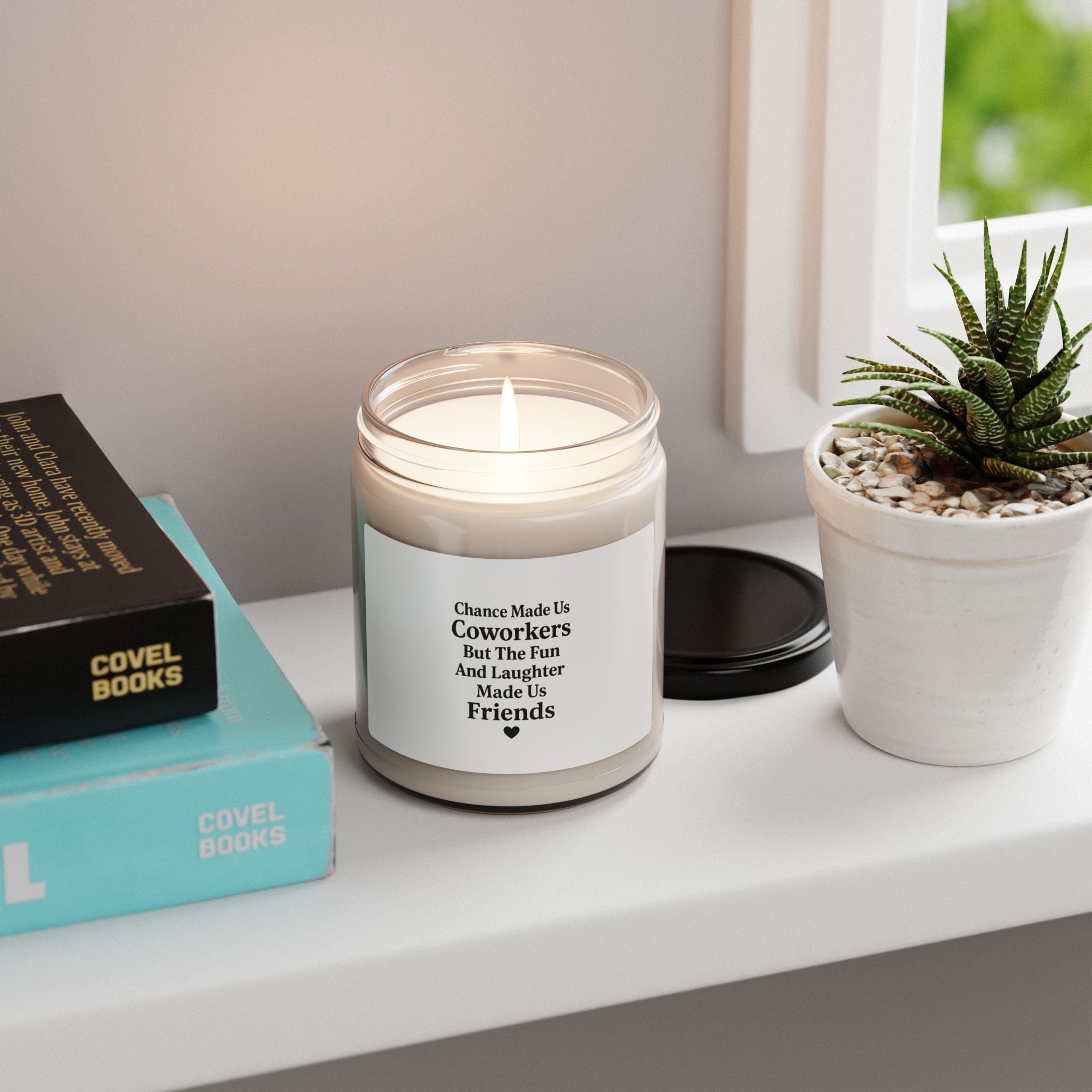 Coworkers But The Fun And Laughter Made Us Friends Candle | Scented Soy Jar 9oz