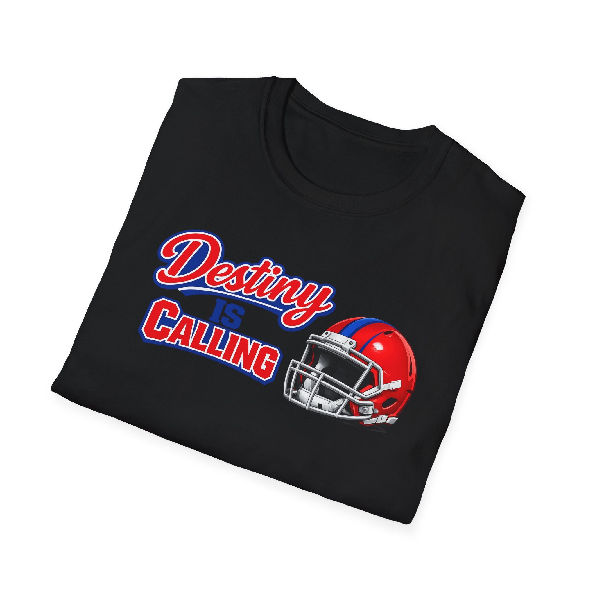 Destiny Is Calling Football Helmet T-Shirt | Sports Team Tee