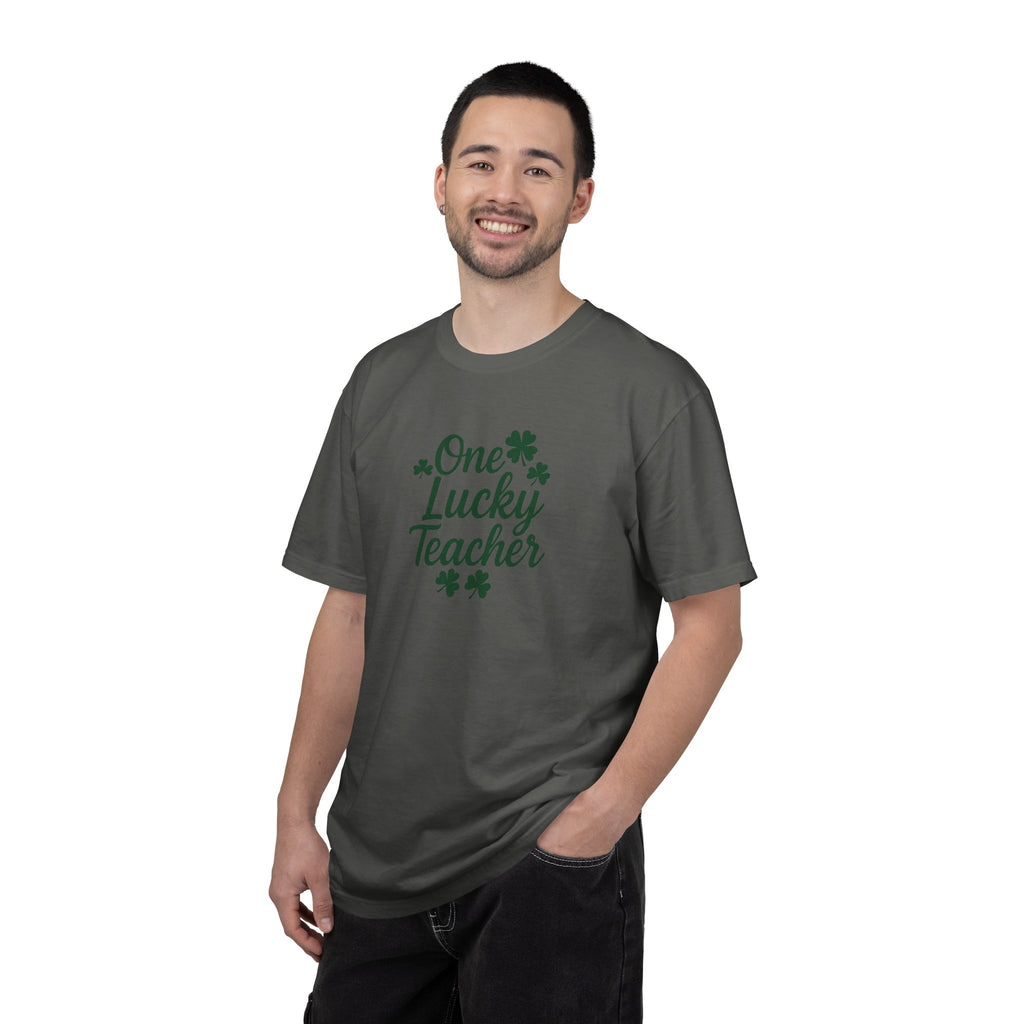 One Lucky Teacher T-shirt | St. Patrick's Day Shamrock Teacher Tee
