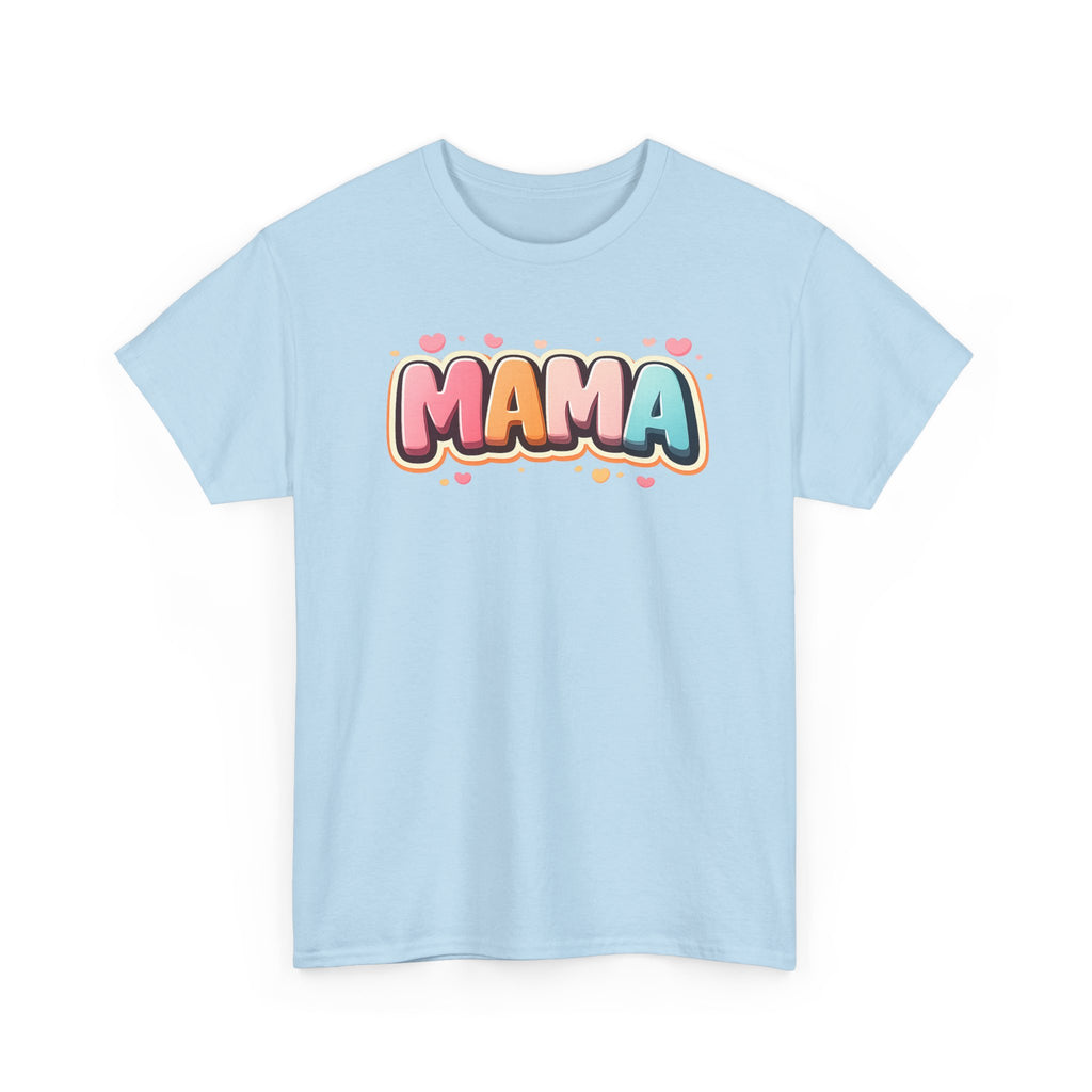 Mama Script Bubble Design T-Shirt