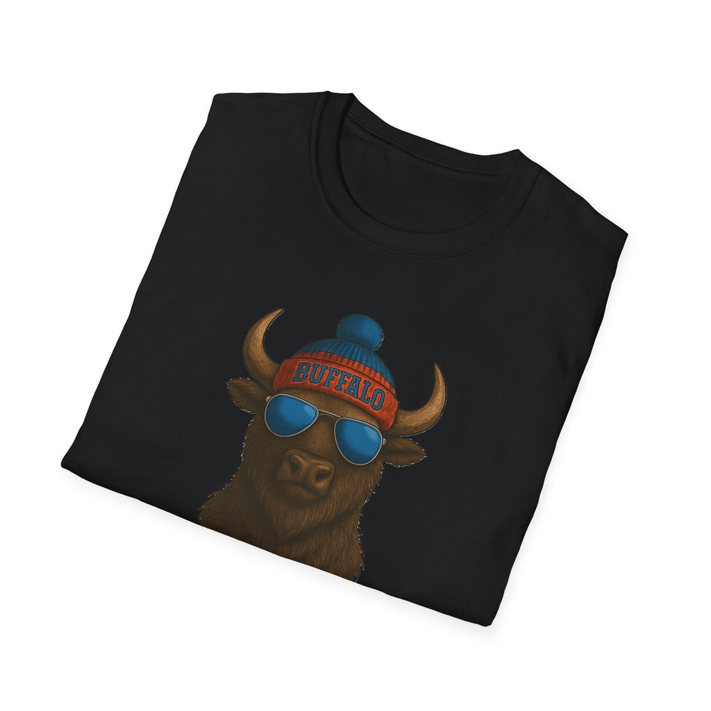 Buffalo with Beanie and Sunglasses T-Shirt