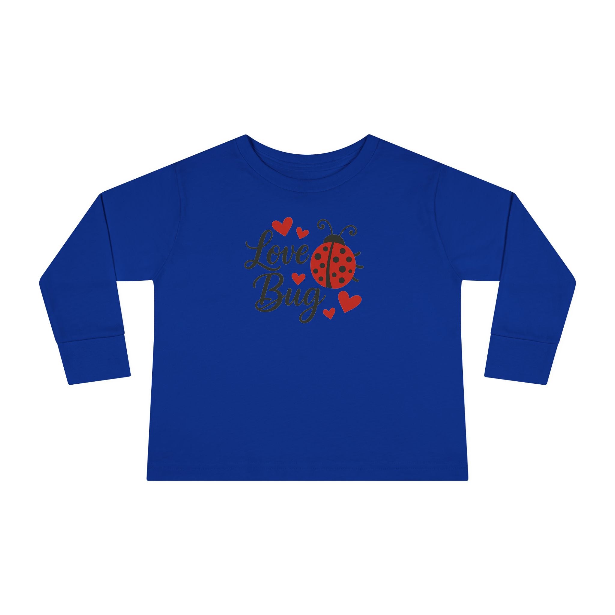 Love Bug Valentine's Toddler Long Sleeve Tee