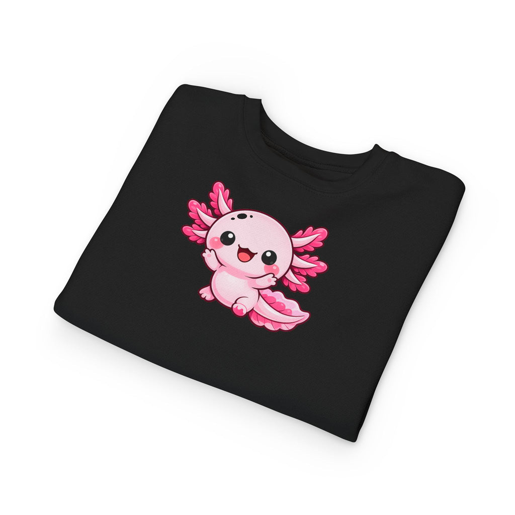 Pink Axolotl Toddler Sweatshirt | Cute Sea Creature Kids Top