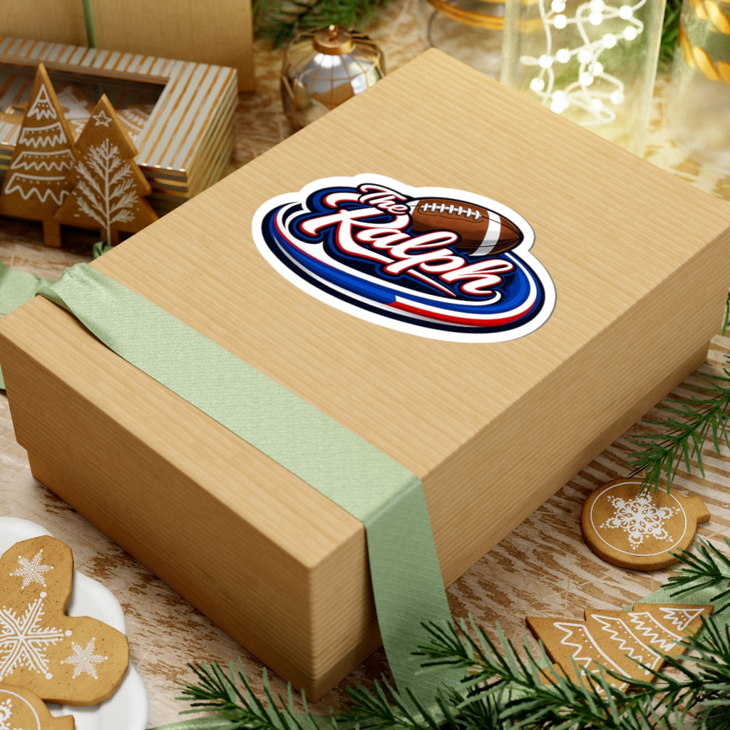 Buffalo The Ralph Football Script Sticker | Kiss-Cut Vinyl Decal