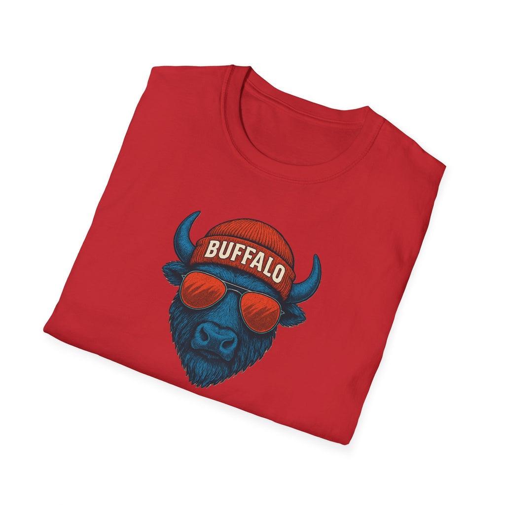 Buffalo Sunglasses and beanie T-Shirt