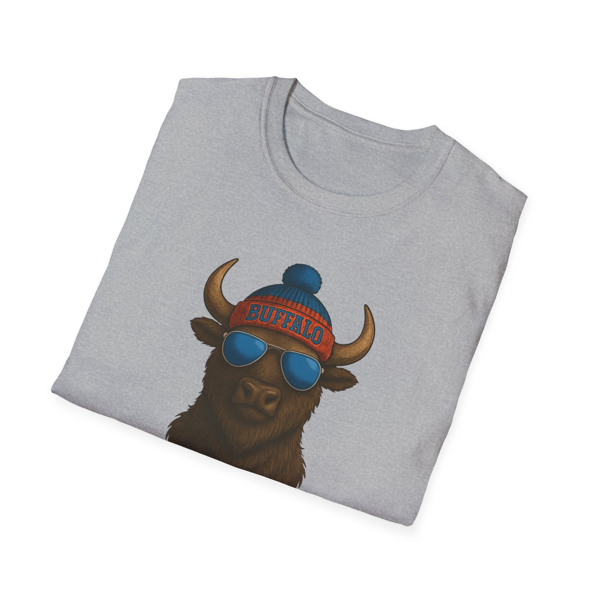 Buffalo with Beanie and Sunglasses T-Shirt