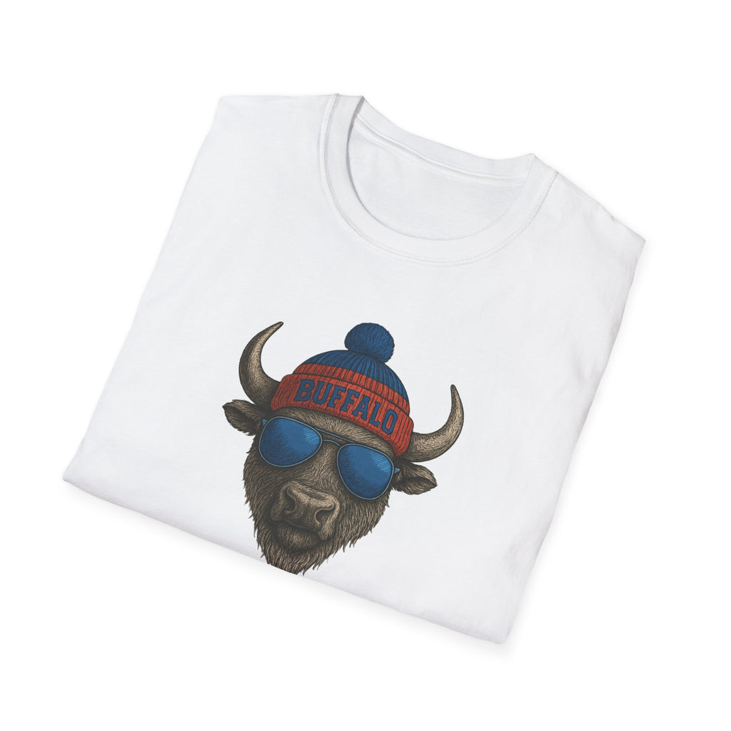 Buffalo with Beanie and Sunglasses T-Shirt