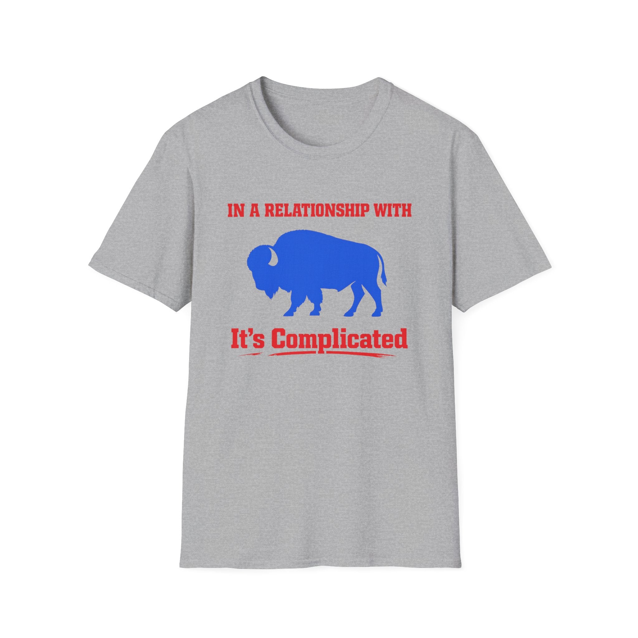 In a Relationship With Buffalo It's Complicated T-Shirt | Buffalo Love Tee