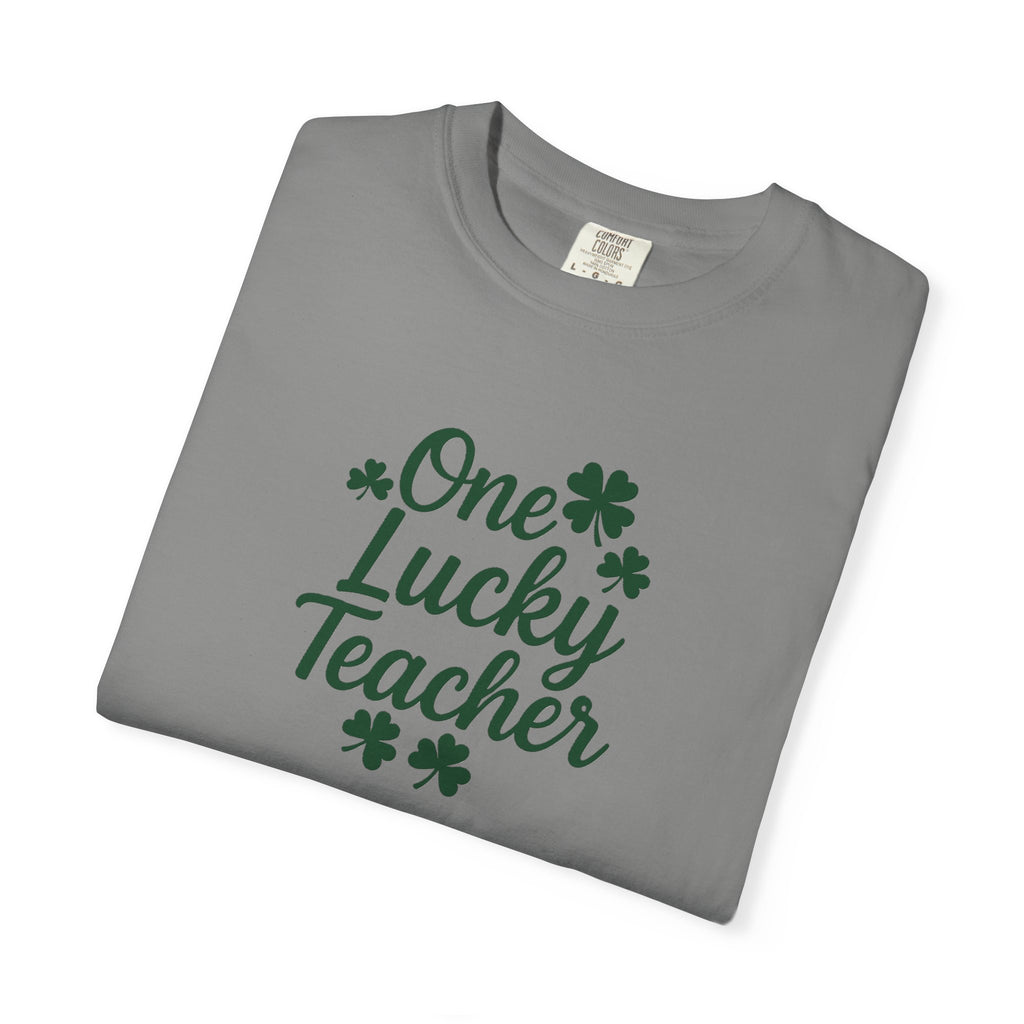 One Lucky Teacher T-shirt | St. Patrick's Day Shamrock Teacher Tee