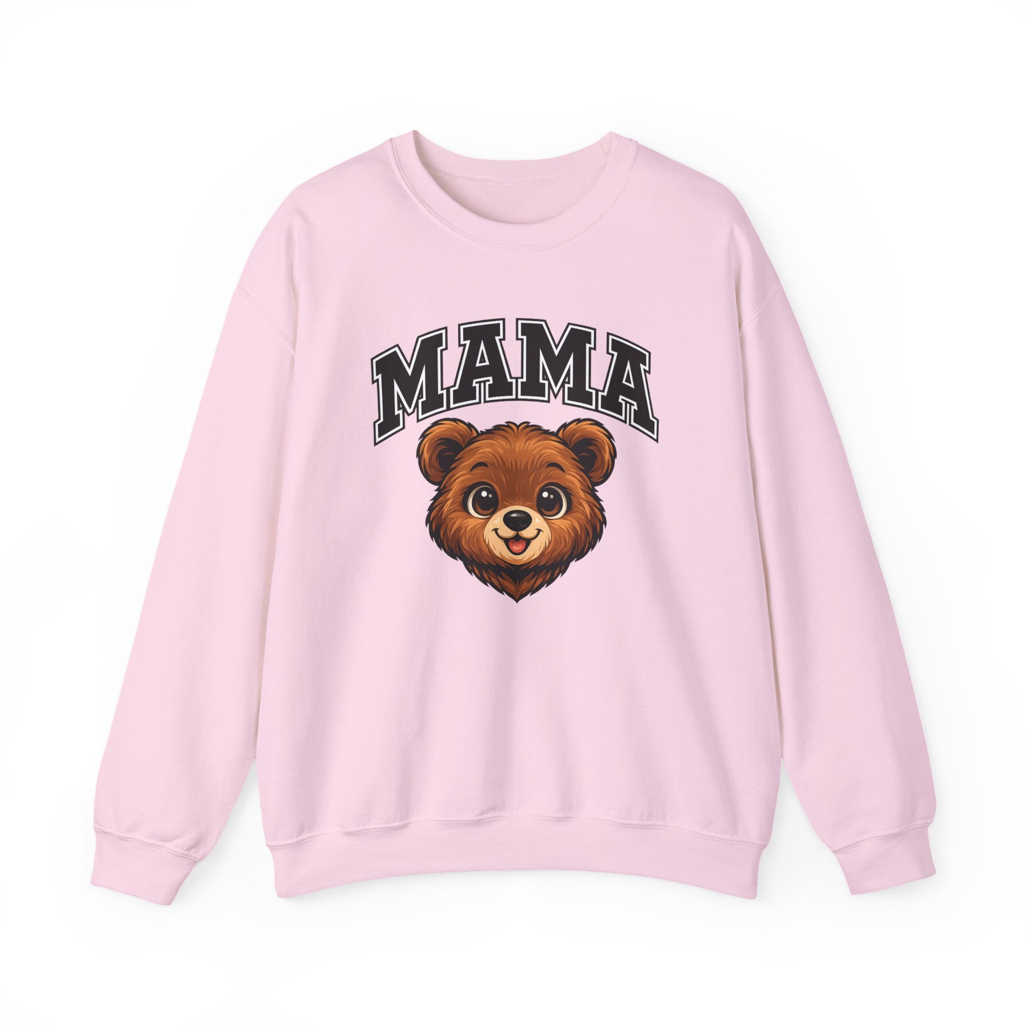 Mama Bear Sweatshirt — Cute Retro Bear Mom Crewneck