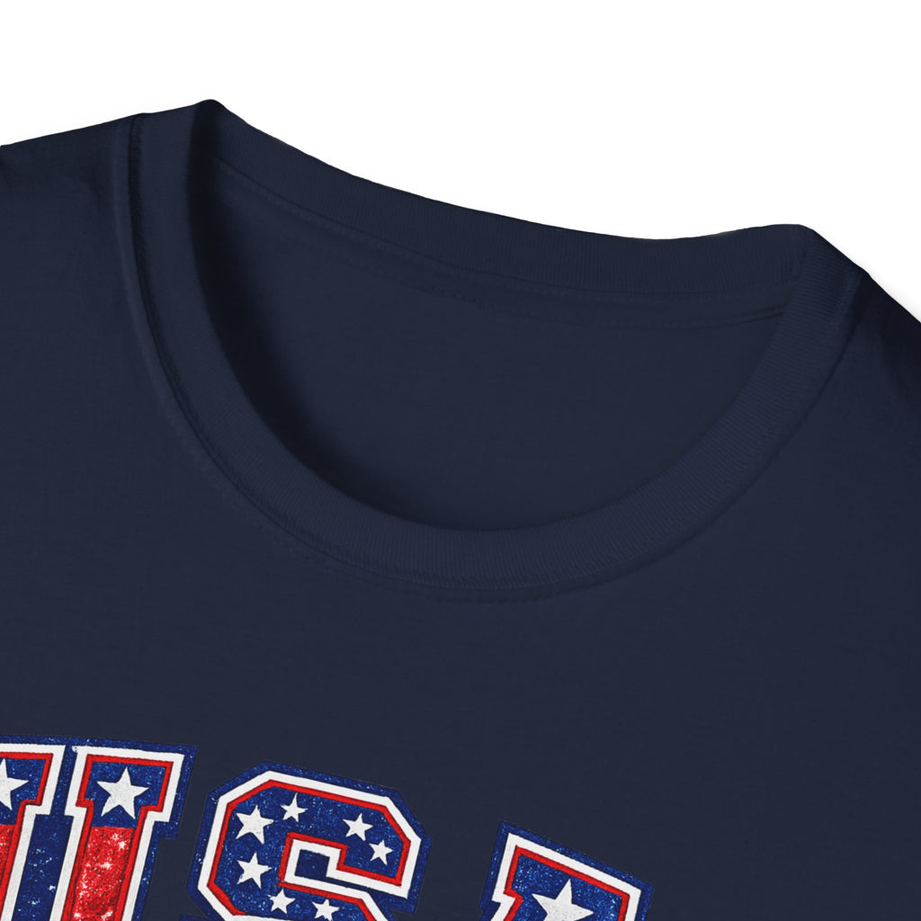 U.S.A. figure skating Unisex Softstyle T-Shirt