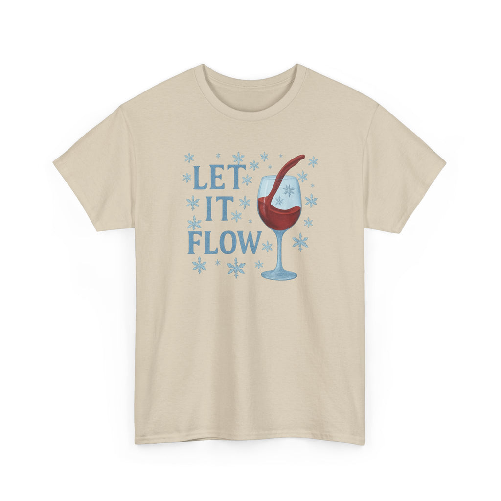 Let It Flow Wine Glass T-Shirt