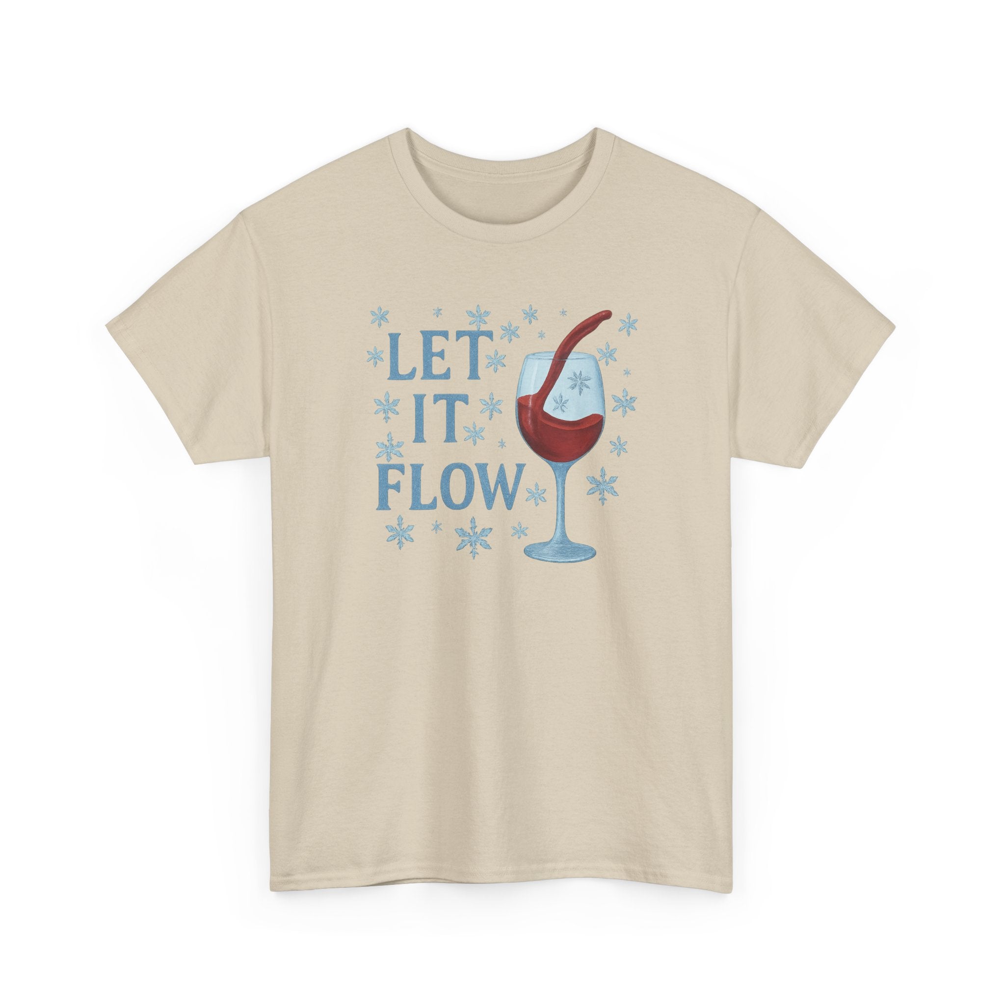 Let It Flow Wine Glass T-Shirt
