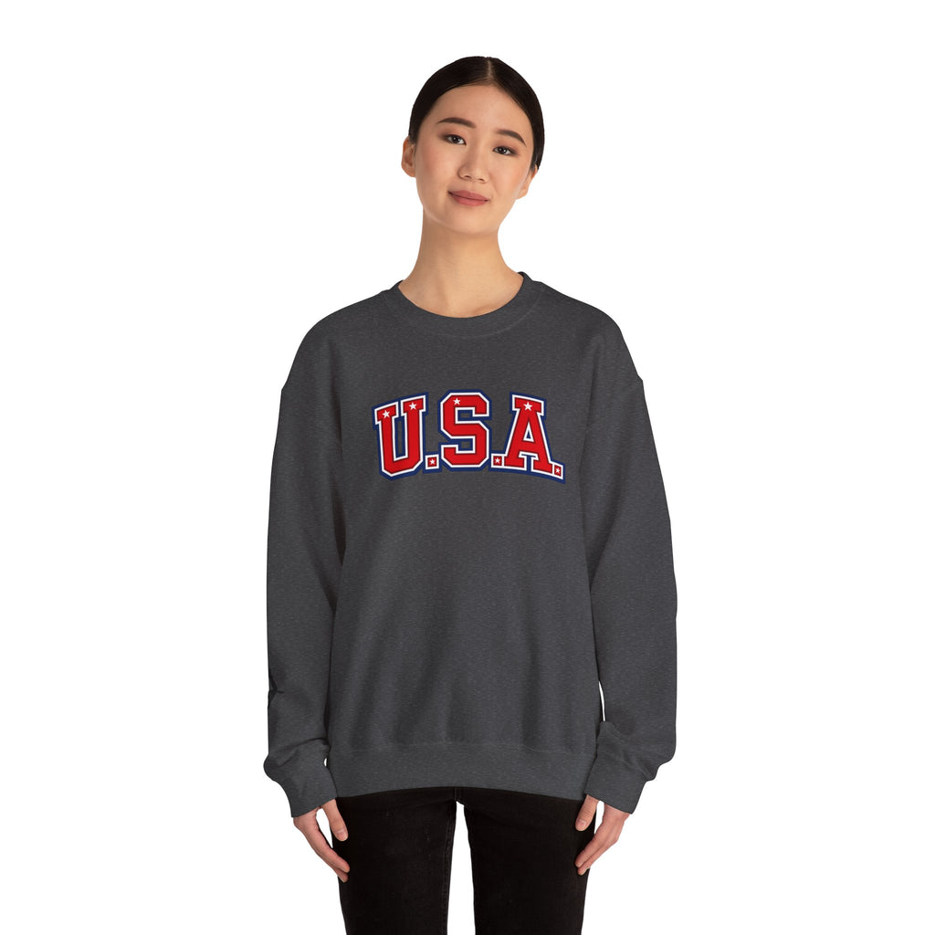 U.S.A. figure skating Unisex Heavy Blend™ Crewneck Sweatshirt