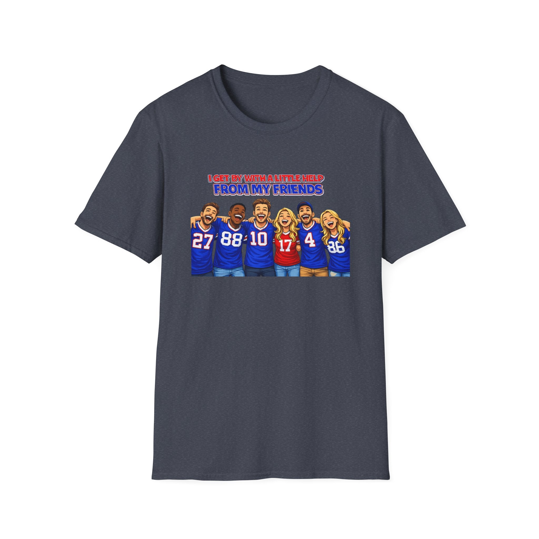 Buffalo My Friends Football Players T-Shirt | Tailgate Fan Tee