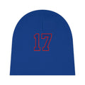 17 baby beanie | varsity outline sports design