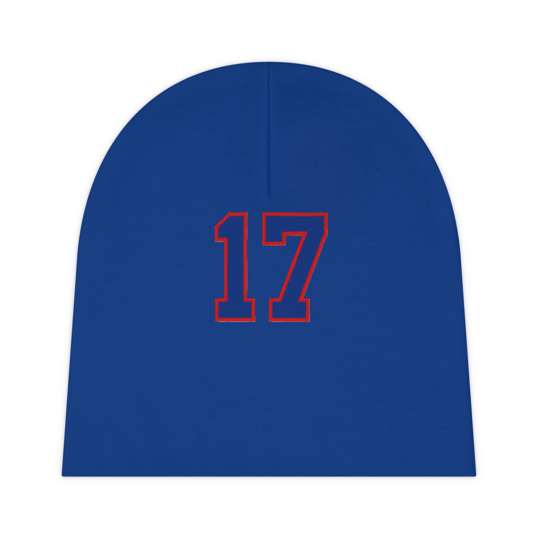 17 baby beanie | varsity outline sports design