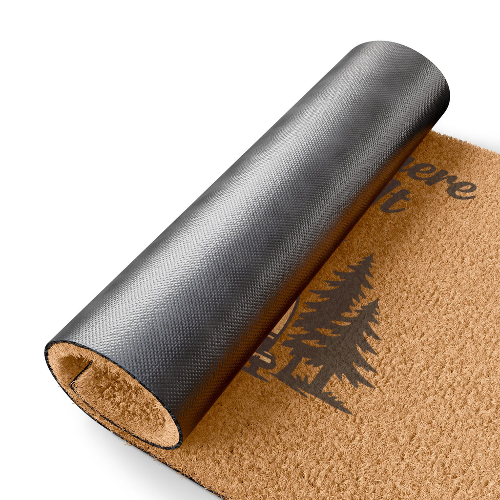 Doormat - "Home Is Where You Park It" Camper RV Welcome Mat