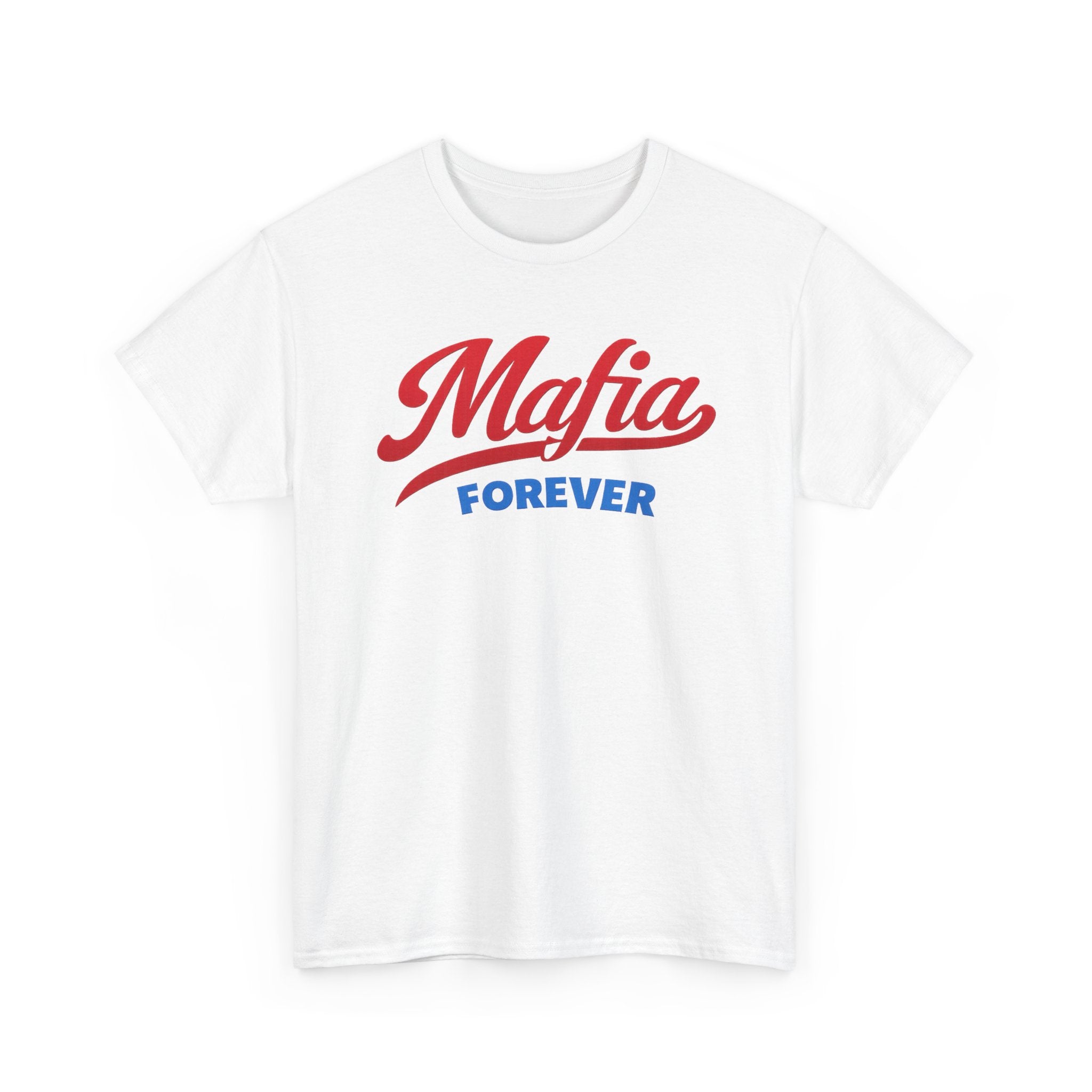 Mafia Forever tee | Retro script logo, typography back print