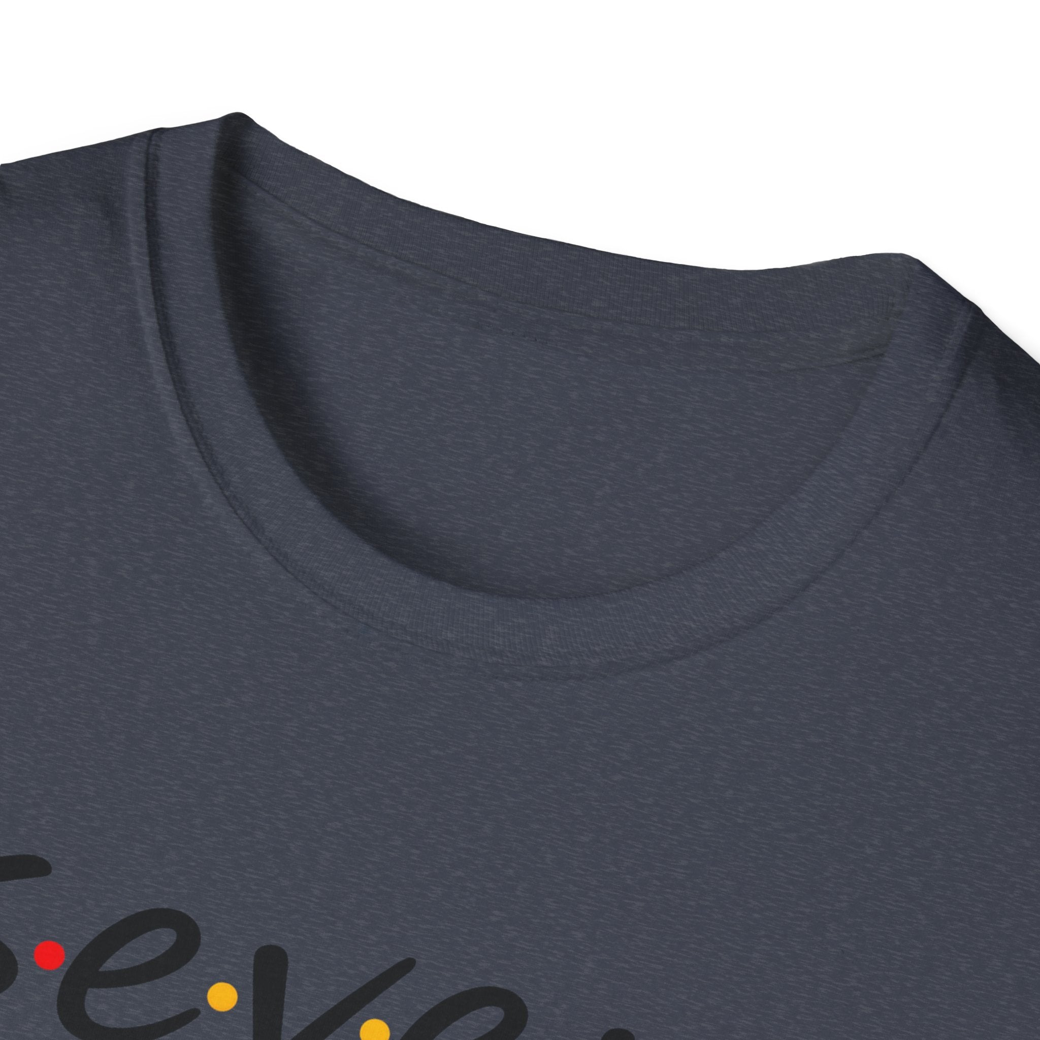 seven script text T-Shirt