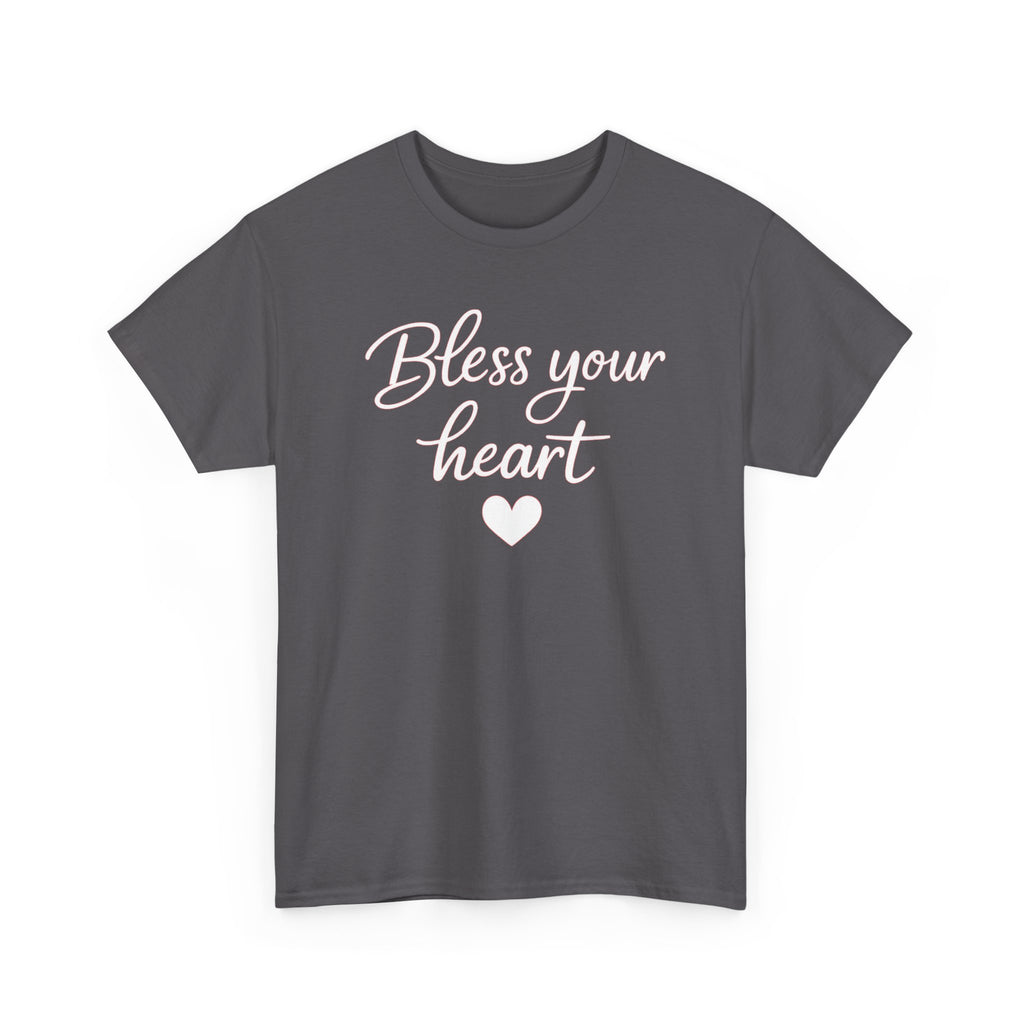 Bless Your Heart tee | Script heart design, Southern phrase t-shirt