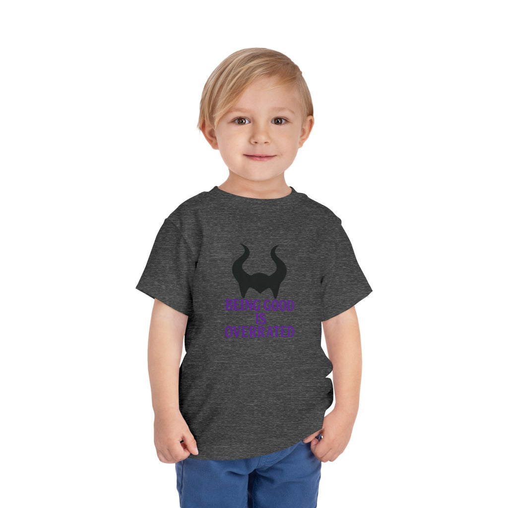 Maleficent Being Good Is Overrated Toddler Tee