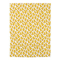 Yellow Duck Pattern Baby Swaddle Blanket | Cute Duckling Print