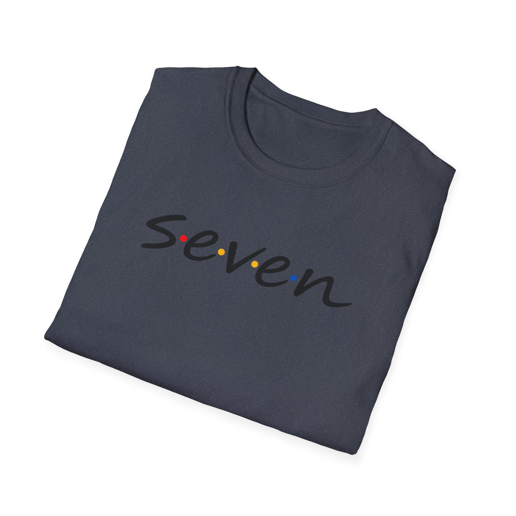 seven script text T-Shirt