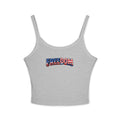 Freedom Flag Tank Top — Women's Patriotic Spaghetti Strap Crop