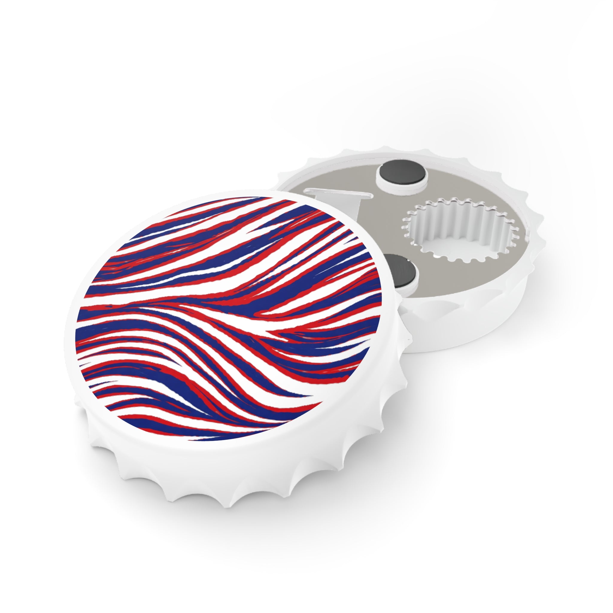 Buffalo Red White and Blue Bottle Opener | Football Bottle Opener