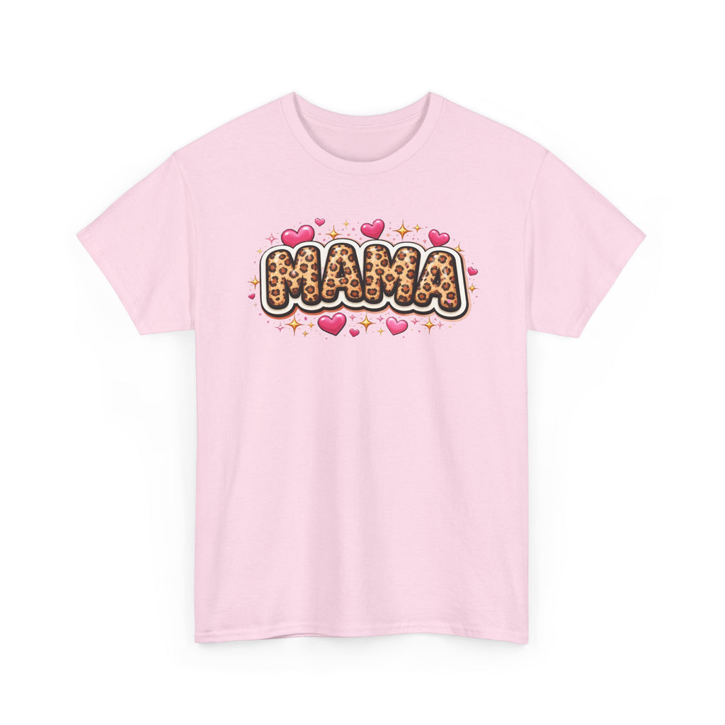 MAMA leopard print Unisex Cotton Tee