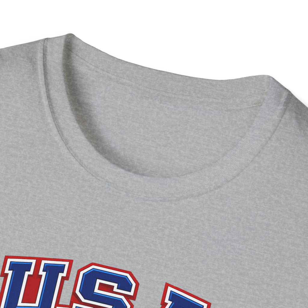 USA Gold 2026 Hockey T-Shirt — American Eagle & Flag Sports Tee