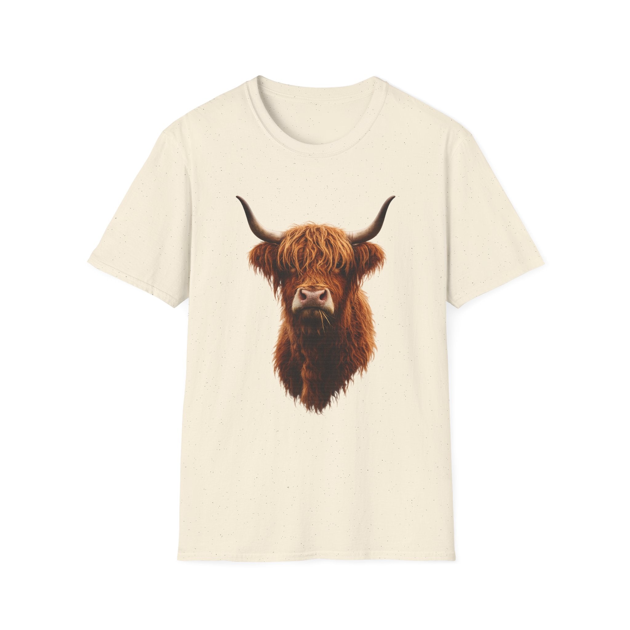 Highland Cow Head T-Shirt | Scottish Highland Cattle Graphic Tee
