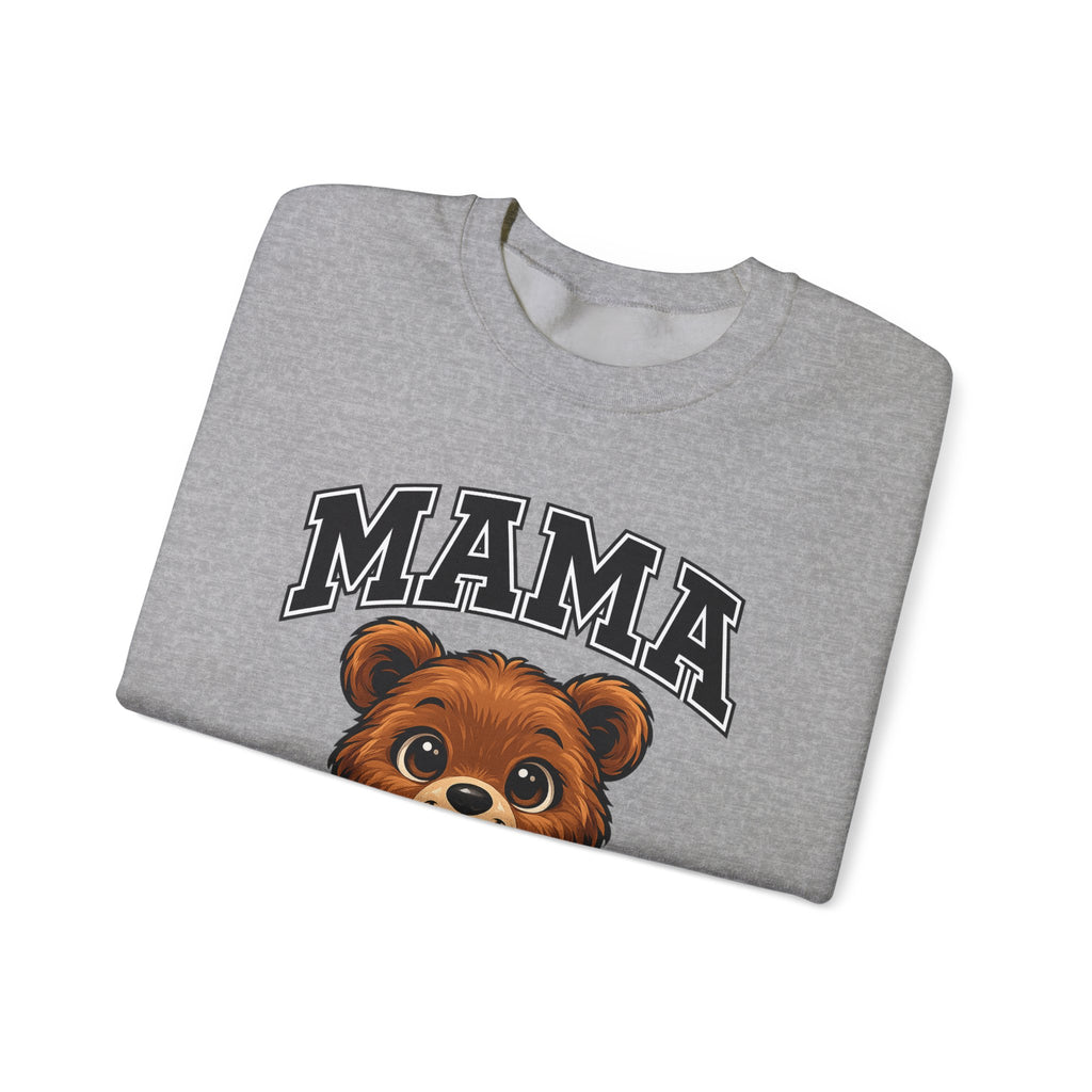 Mama Bear Sweatshirt — Cute Retro Bear Mom Crewneck