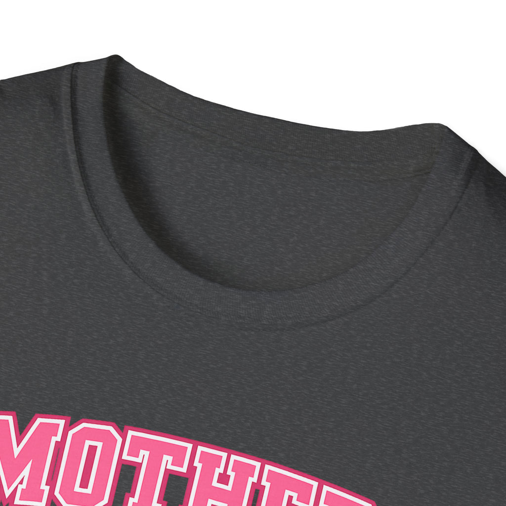 Motherhood Life T-Shirt — Pink Heart Graphic Mom Tee