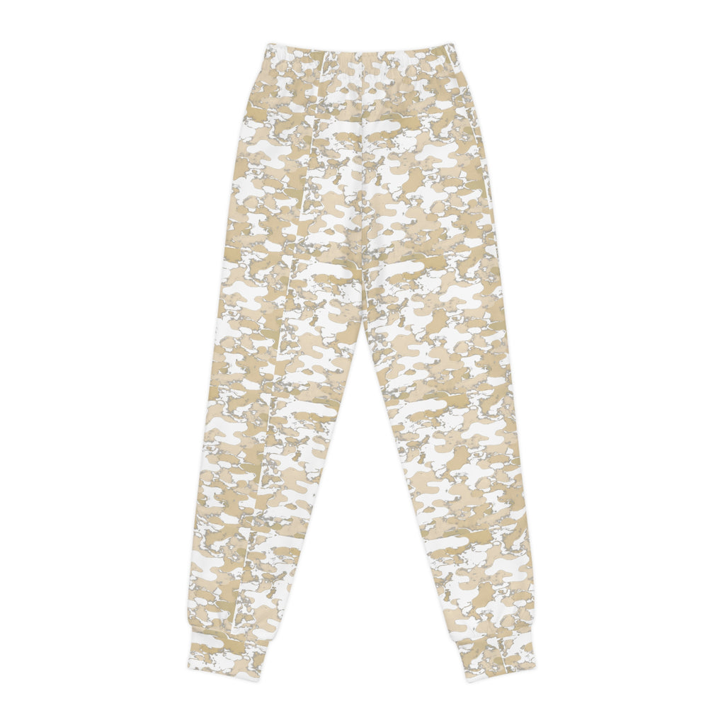 Beige Digital Camo Joggers | Kids All-Over Print Sweatpants