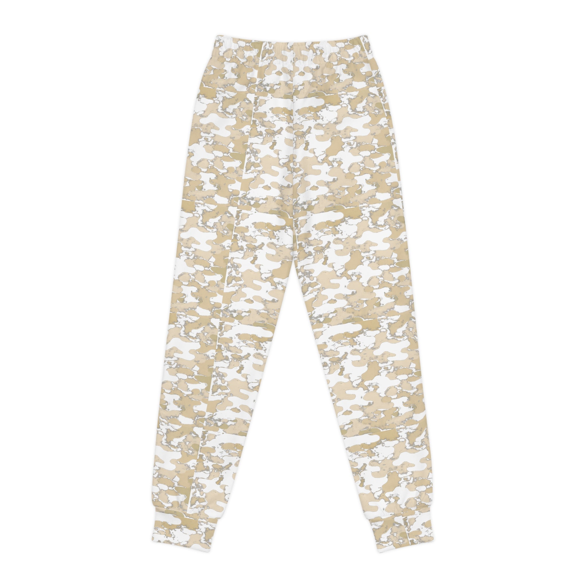 Beige Digital Camo Joggers | Kids All-Over Print Sweatpants