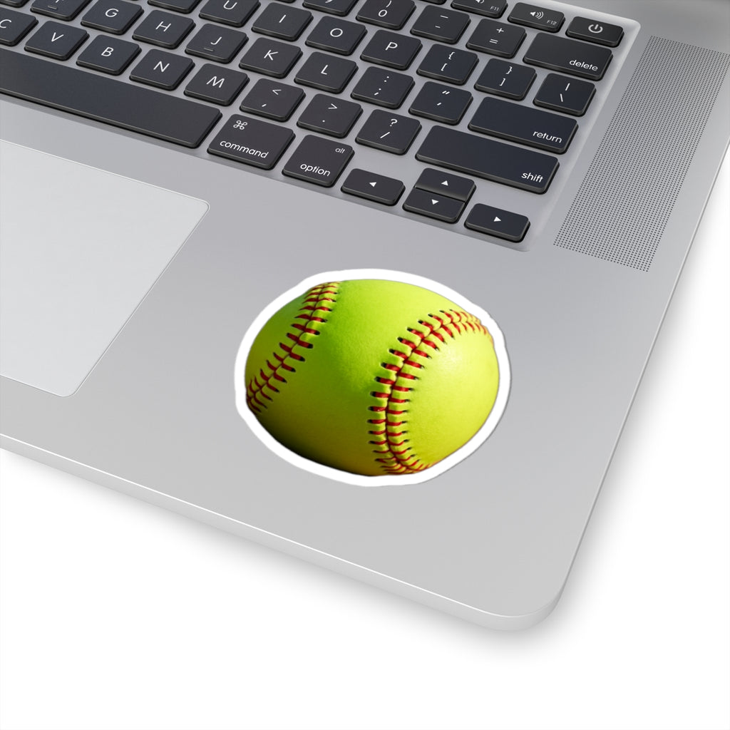 Softball Sticker | Kiss-Cut Vinyl, Sports Decal