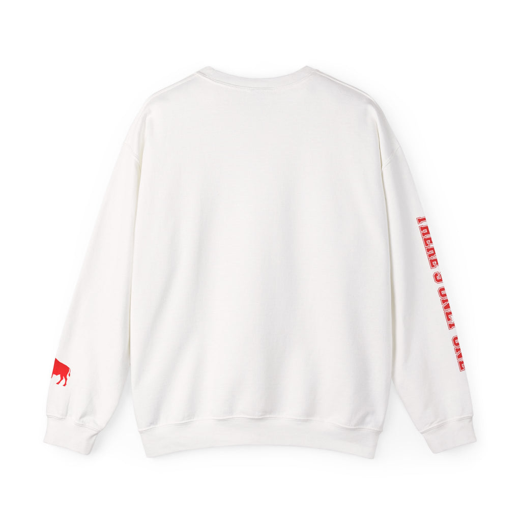 There's Only One NY team Buffalo outline script Crewneck | NY map sweatshirt