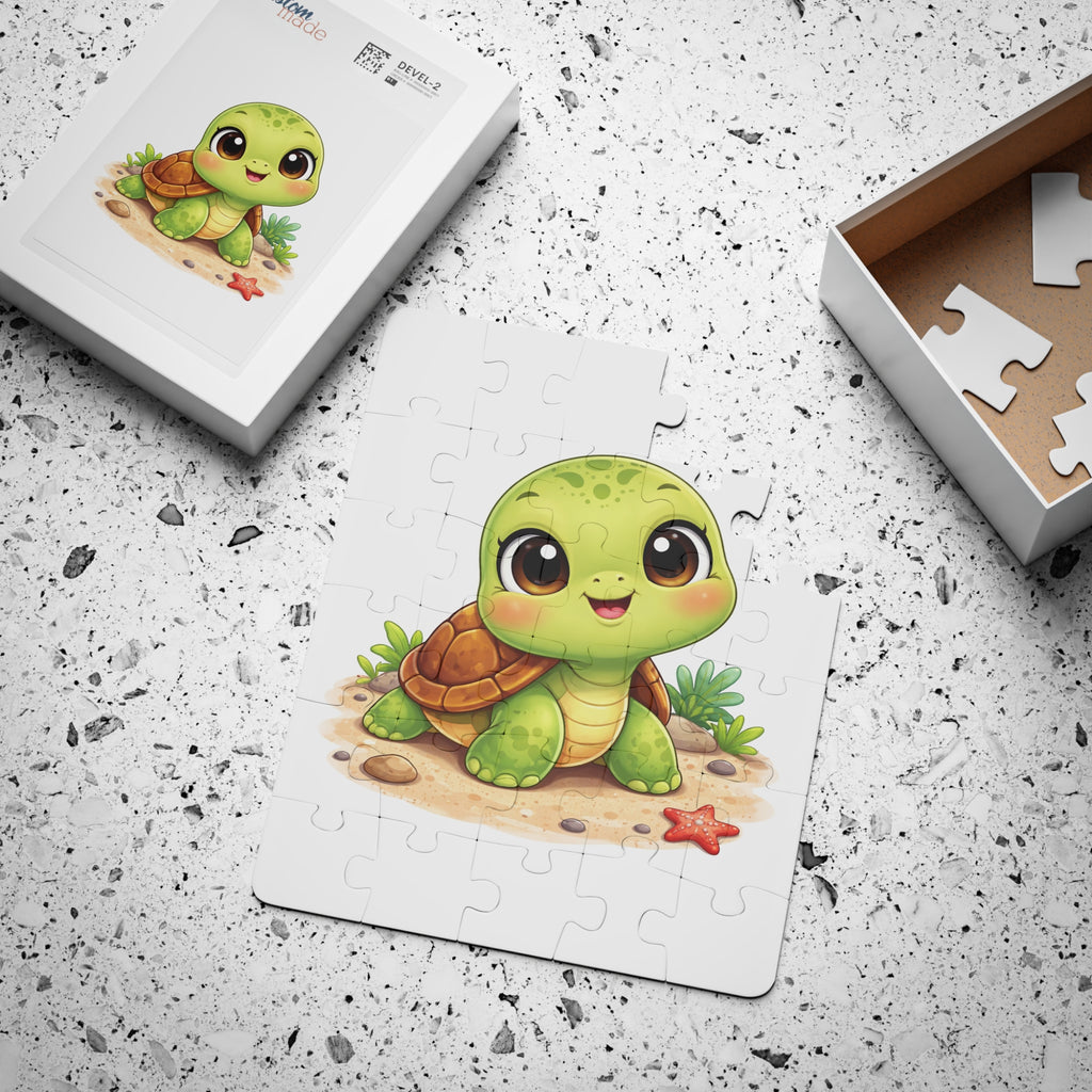 Copy of Cute Baby Sea Turtle Kids Puzzle, 30-Piece | Animal Nursery Jigsaw