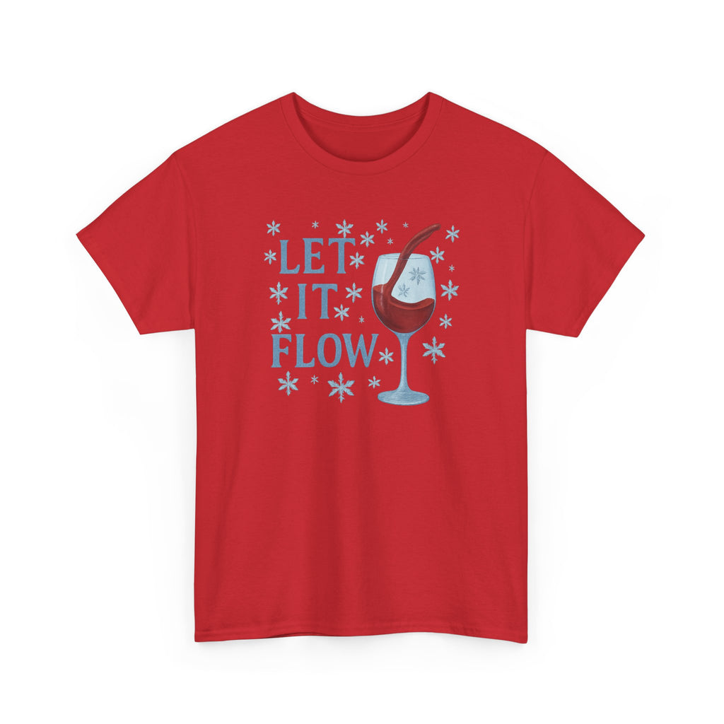 Let It Flow Wine Glass T-Shirt