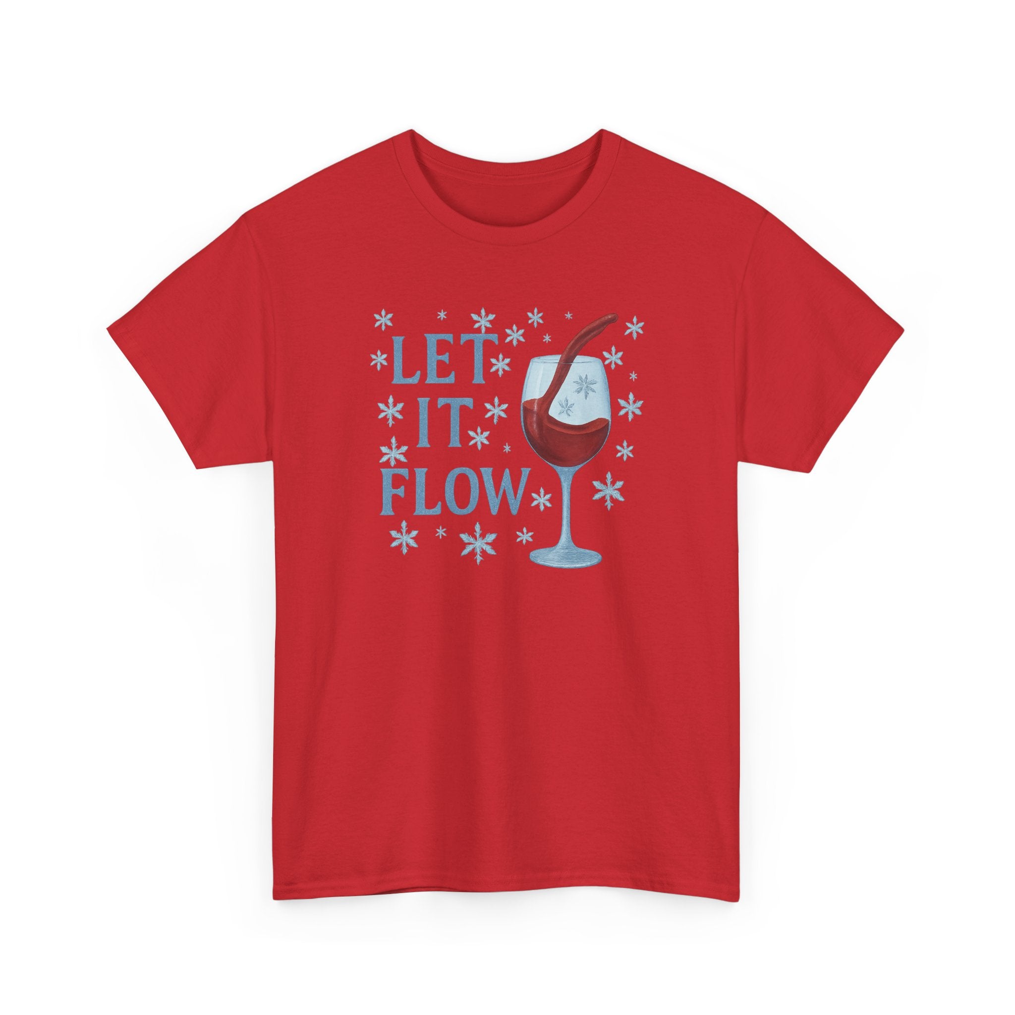 Let It Flow Wine Glass T-Shirt