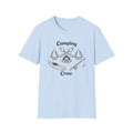 Camping Crew T-Shirt | Camping Icons, Kayak, Campfire, Fishing