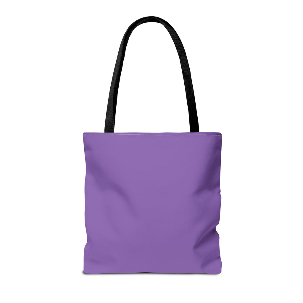 Friends Crap Bag Tote Bag | Purple All-Over Print Tote